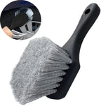 Car Tire Brush - Durable Wheel Cleaning Scrub Brush with Ergonomic Handle - Automotive Detailing Tool for Rims Wheels Amagi