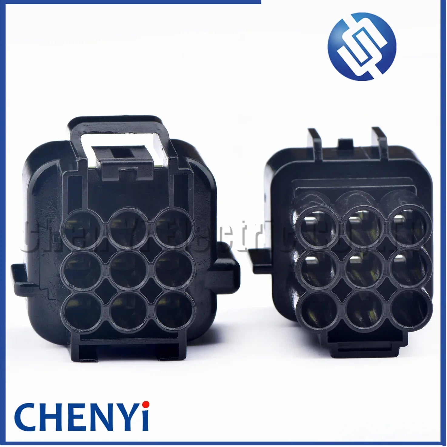 9 Pin black Automotive waterproof connector Motorcycle COP Ignition coil Wire Harness Plug FW-C-9F-B FW-C-9M-B With pins