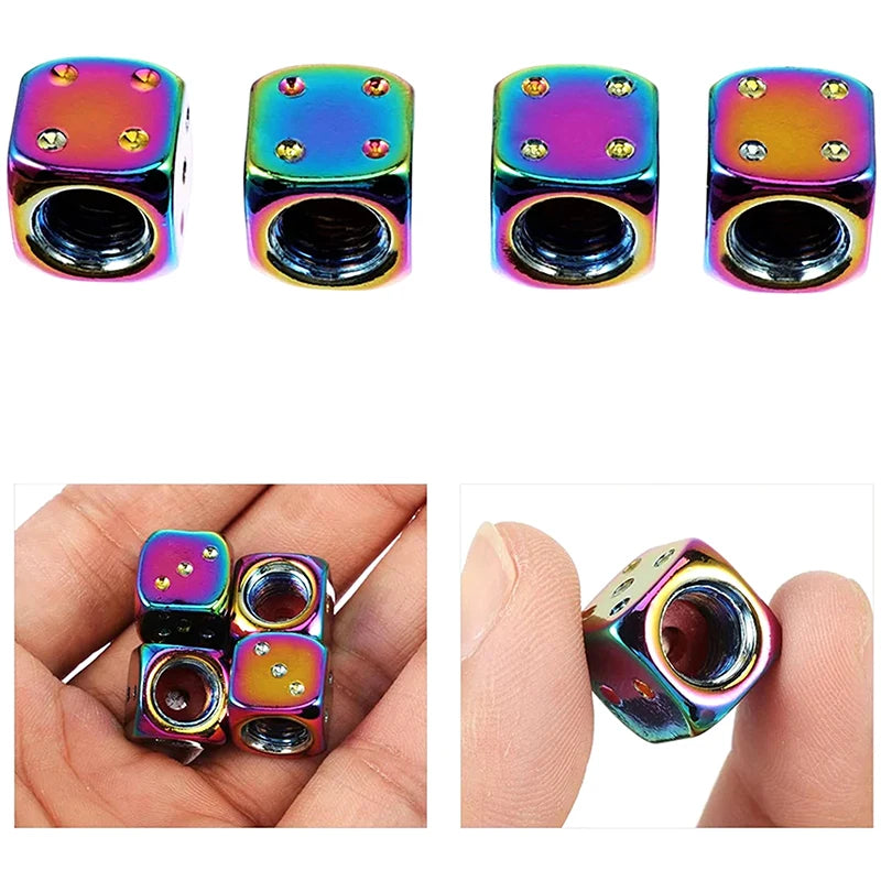 1Pcs Multicolor Tire Valve Stem Caps, Universal Stem Covers for Cars, SUVs, Bike and Bicycle, Trucks, Motorcycles