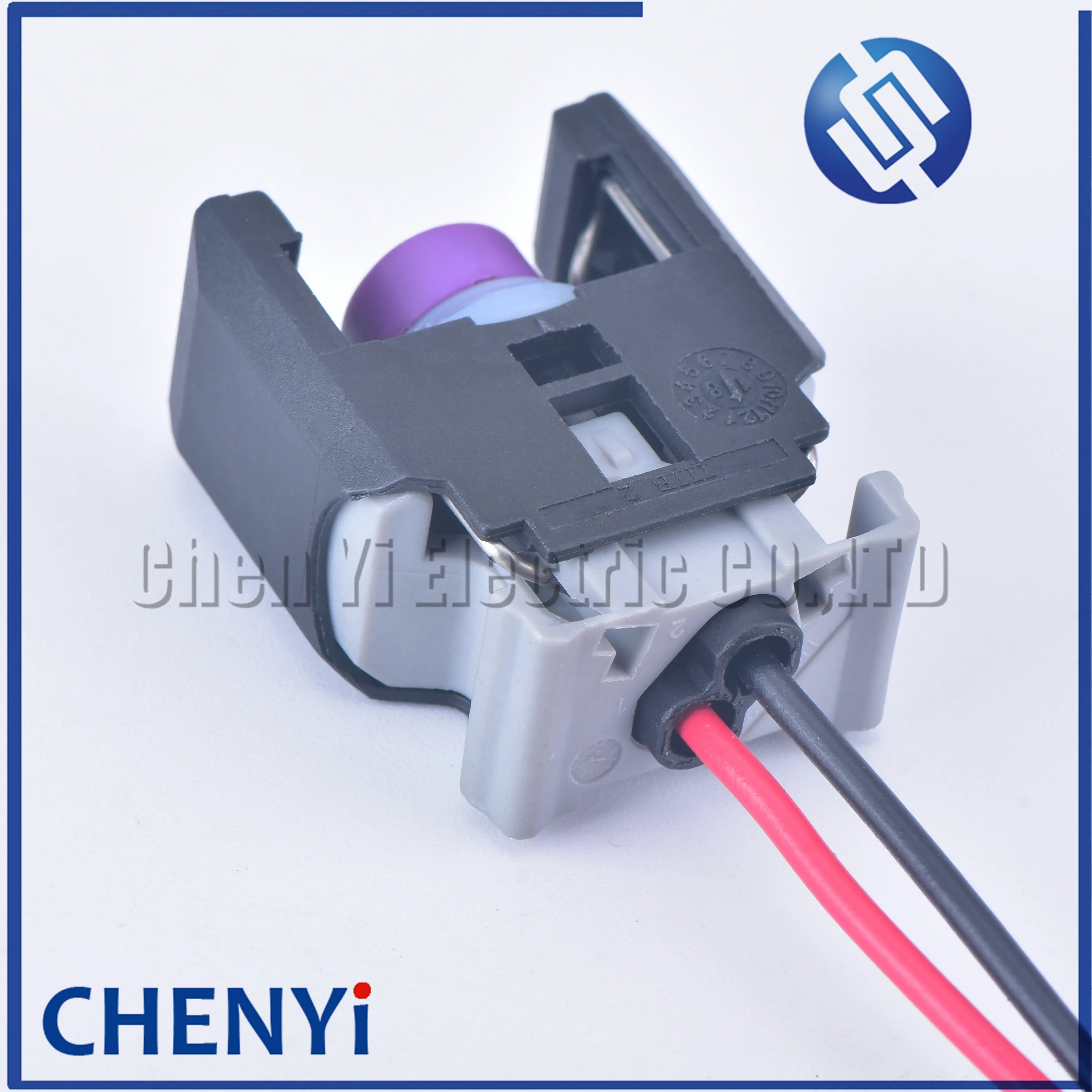 2 Pin sealed EFI diesel common rail engine H5H6 injector nozzle connector plug For Buick The Great Wall 13816706 with wire