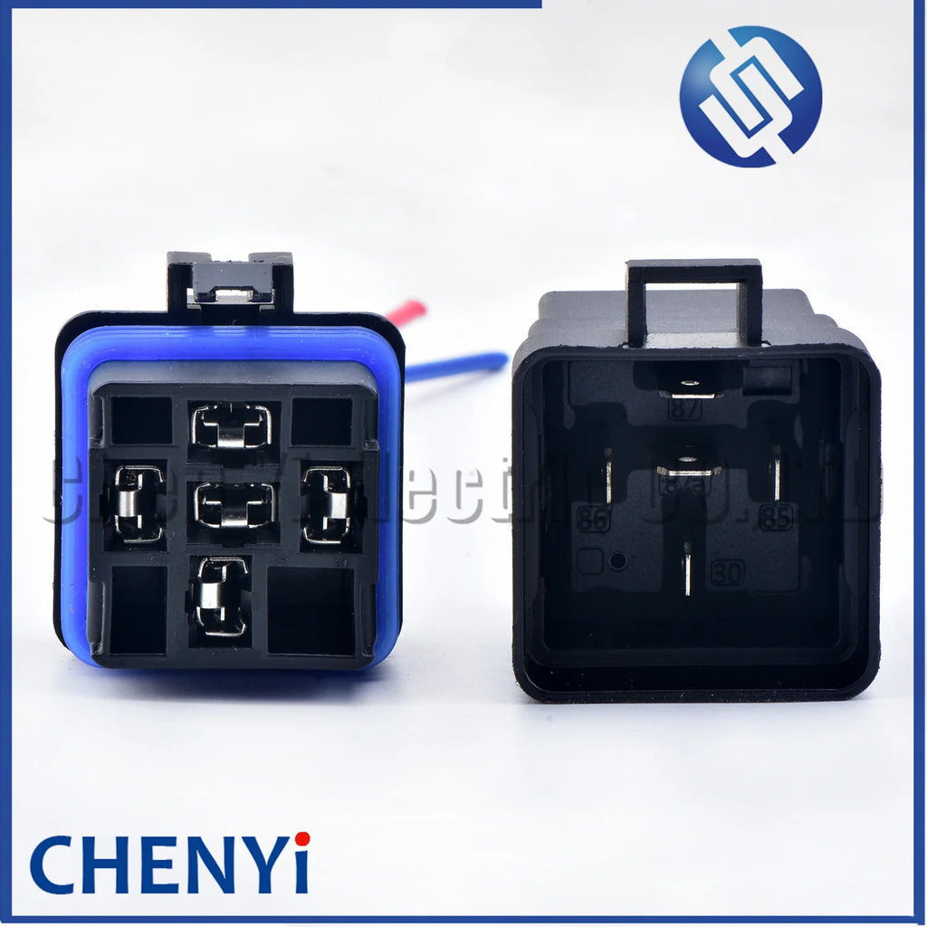 5 Pin Automotive Waterproof Wiring Connector Plug Socket 12V 24V 40A 80A relay 12077951 12065686 For Boat Auto Fan Car Relay