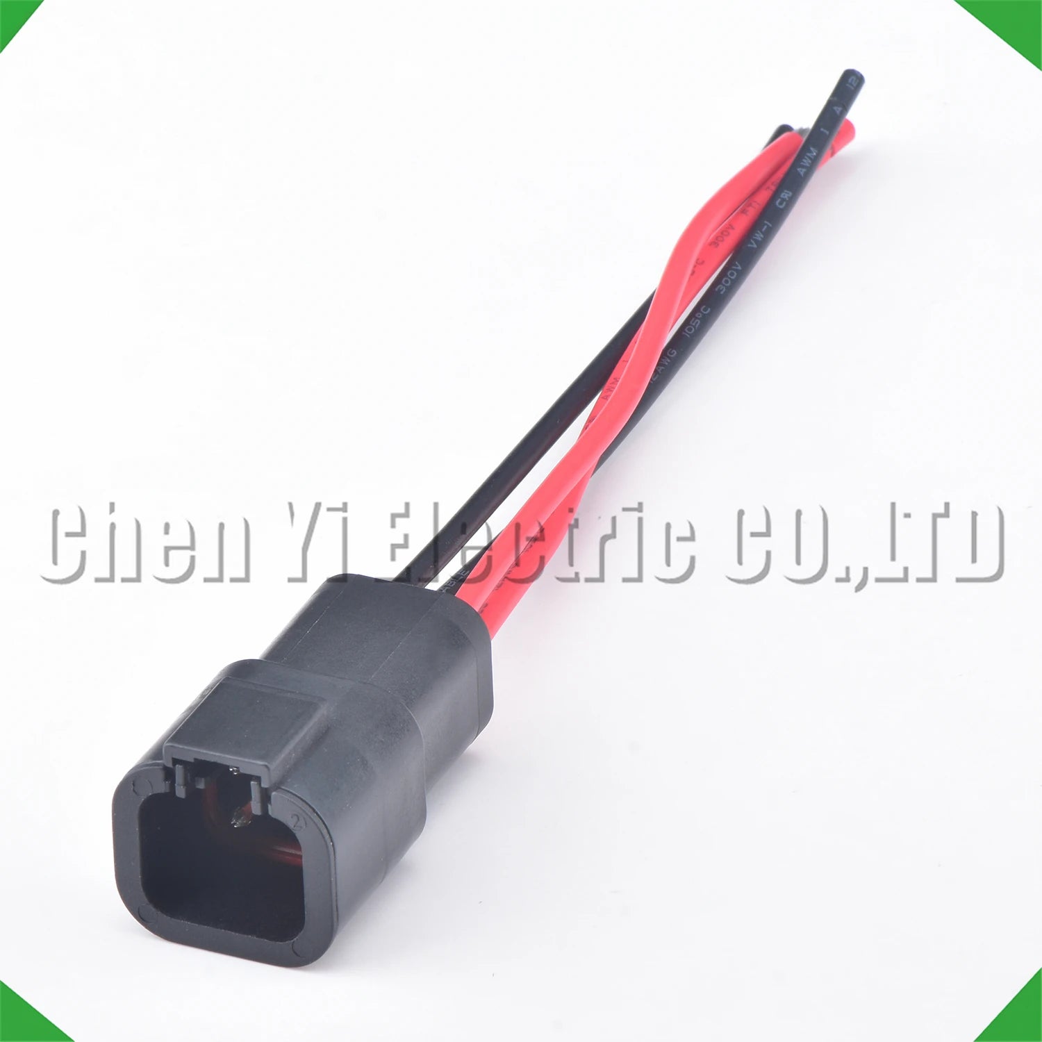 4-Pin Wire Harness Harness Automotive Waterproof Connector harness Black DTP06-4S DTP04-4P