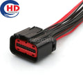 18 Pin Connector Unsealed 1.0mm Series Female Connectors Motorcycle Electrical Harnesses Wiring Harness 1488533-5 2203663-5