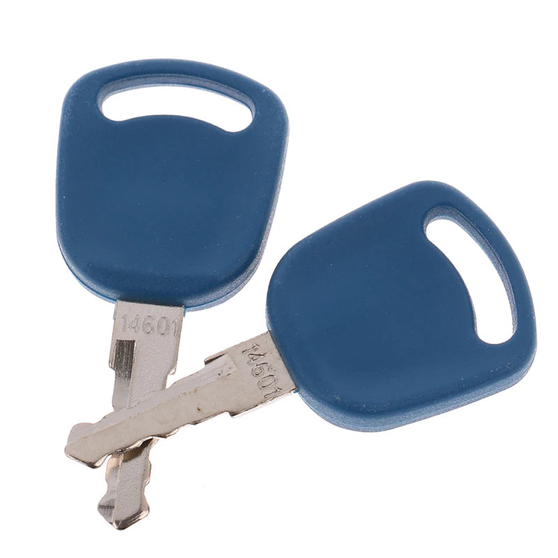 2pcs 14601 Key For New Holland Excavator Grader Dozer Heavy Equipment