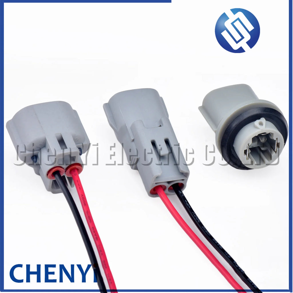 2 Pin Auto connector Car Light Base T10 T15 Halogen Bulb Socket Lamp Holder harness plug 8161512590 90075-60001 For Honda Toyota