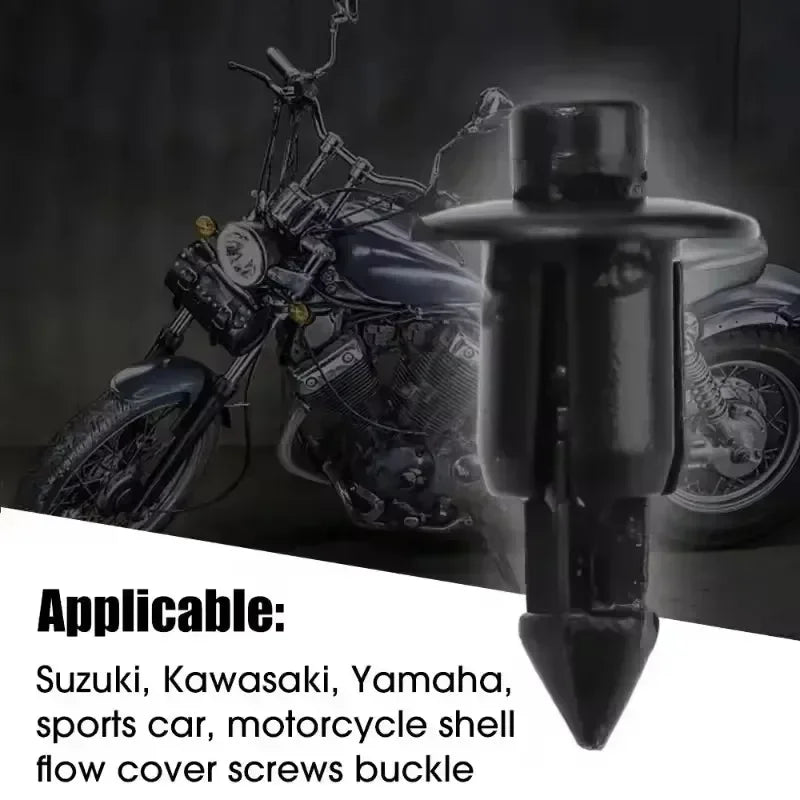 Expansion Screw Buckle Car Motorcycle Plastic Rivets Fastener Motorcycle Shell Flow Cover Screw Buckle for Suzuki Kawasaki Amagi