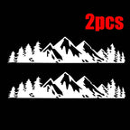 Car Exterior Stickers Forest Snow Mountain Styling Personalized Decals Car  Fashion Decoration Stickers Decorative Accessories