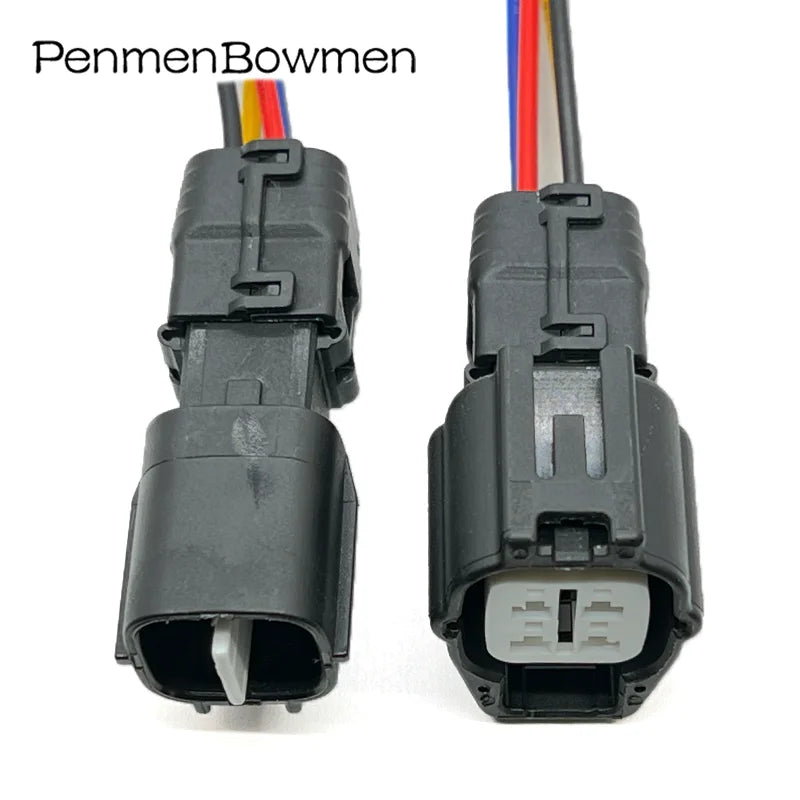 1 Set 4 Pin Car TS Rear Pedal Oxygen Plug Wiring Harness Male Female Electrical Cable Connectors for 6188-0472 6189-0685