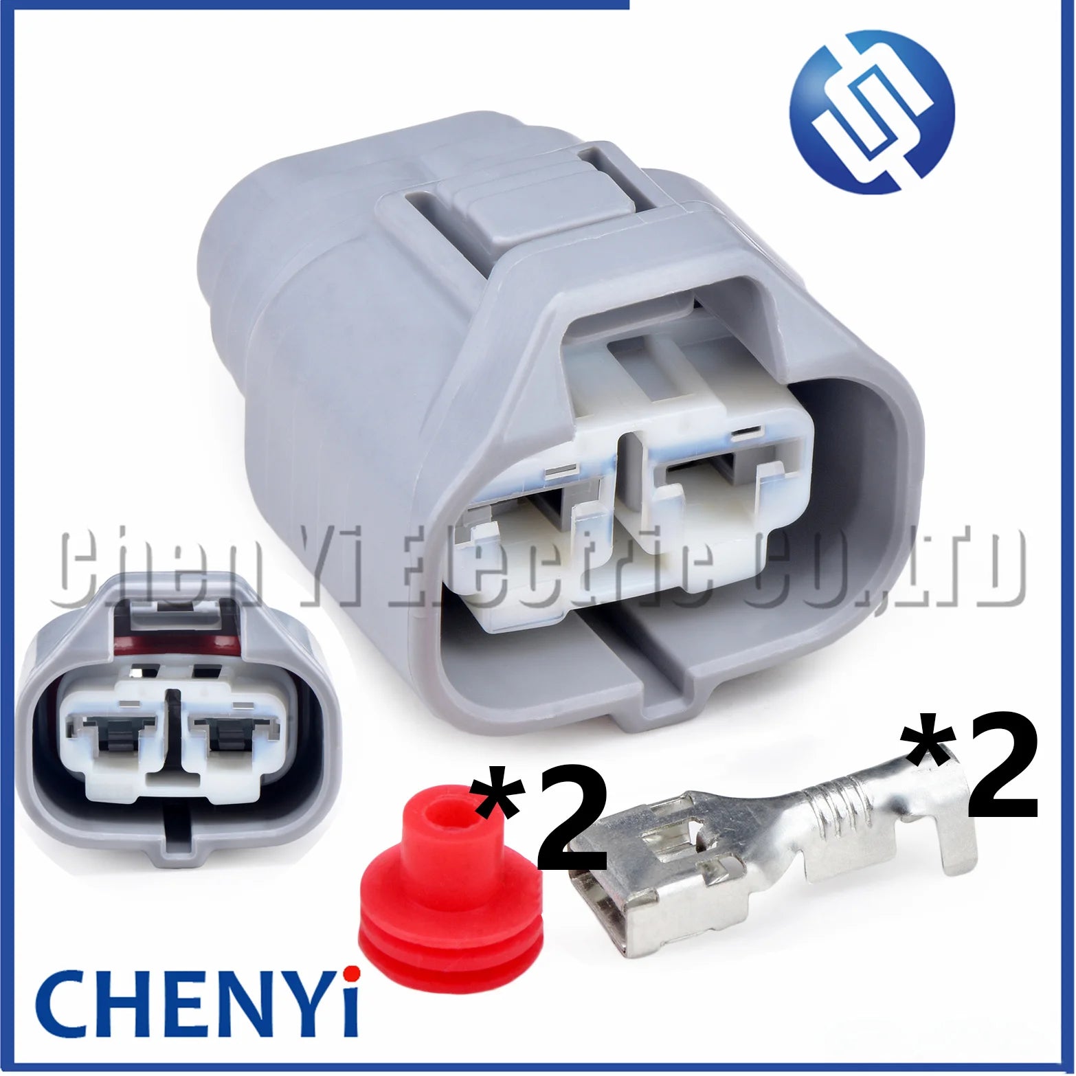 2 Pin Automotive waterproof connector Secondary air pump drive module harness plug 90980-12068 6189-0856 For Toyota Lexus