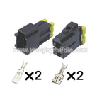 2PIN Connector Unsealed High Current 9.5mm Series Male Female Connectors Cable Plug 7122-4123-30 7123-4123-30