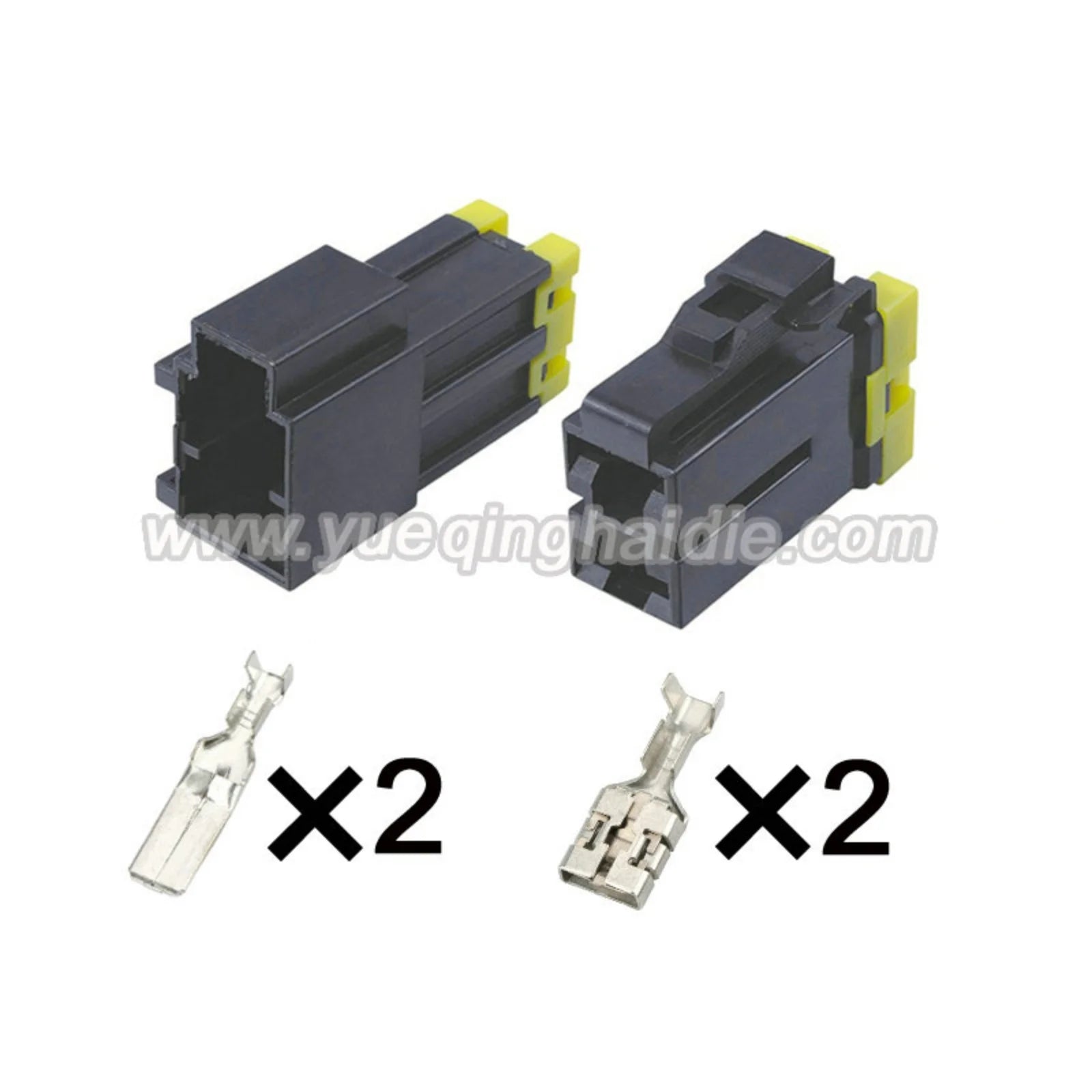 2PIN Connector Unsealed High Current 9.5mm Series Male Female Connectors Cable Plug 7122-4123-30 7123-4123-30