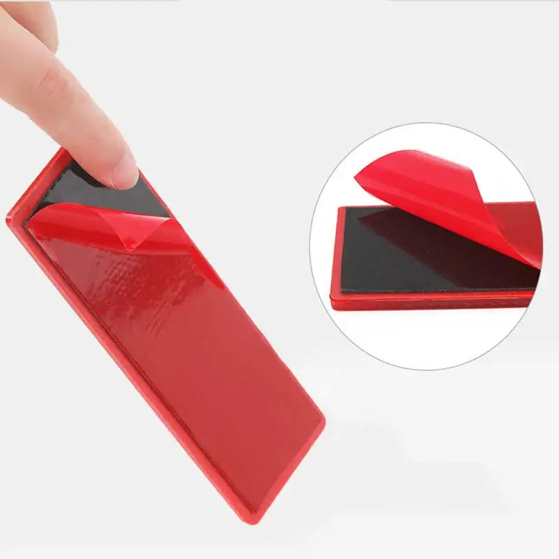 Car Night Reflective Warning Plate Sticker Universal Auto Truck Motorcycle Safety Warning Plate Reflector Sign Decal Accessories