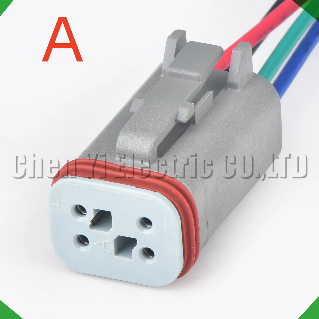 4 Pin Automotive Connectors Wire harness Plug DT06-4S DT06-4SA DT06-4SB DT06-4SC DT06-4...