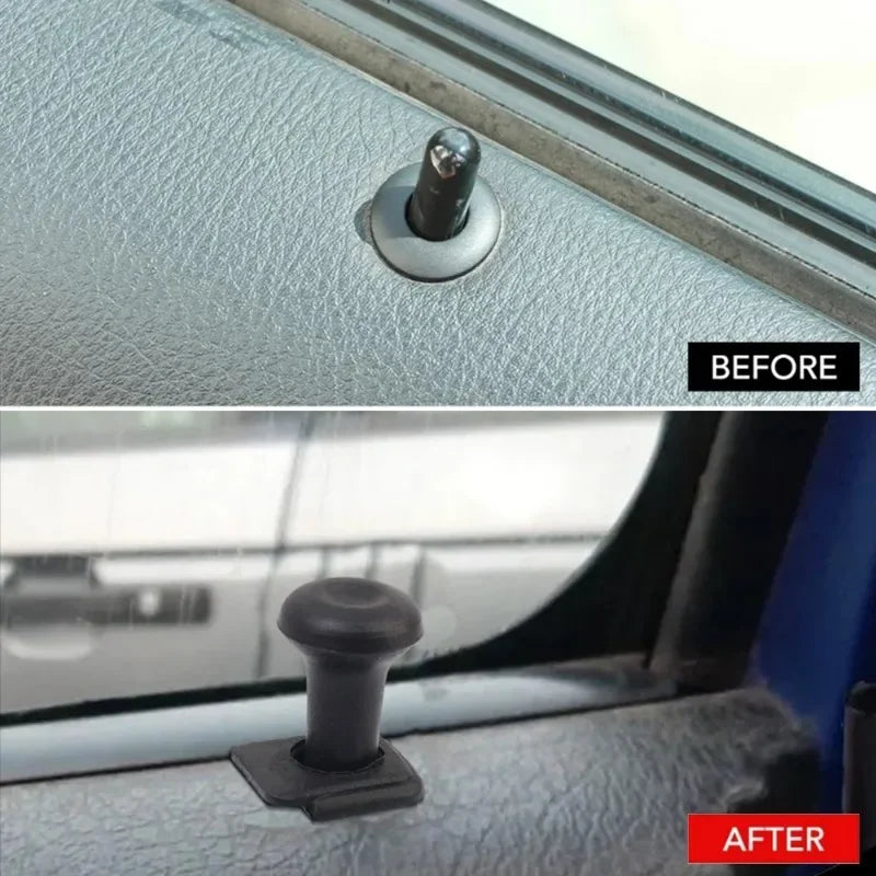 NEW 4pcs/Set Car Security Door Lock Knob Pins for Golf Mk2 Mk3 Scirocco Door Pull Pin 191837187 Protective Cover