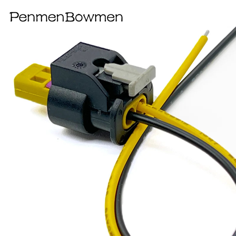 1 Ser 2 Pin Auto Fuel Injector Electrical Connectors Waterproof Female Wire Harness Plug 4F0973702A For Golf Jetta Passat Polo