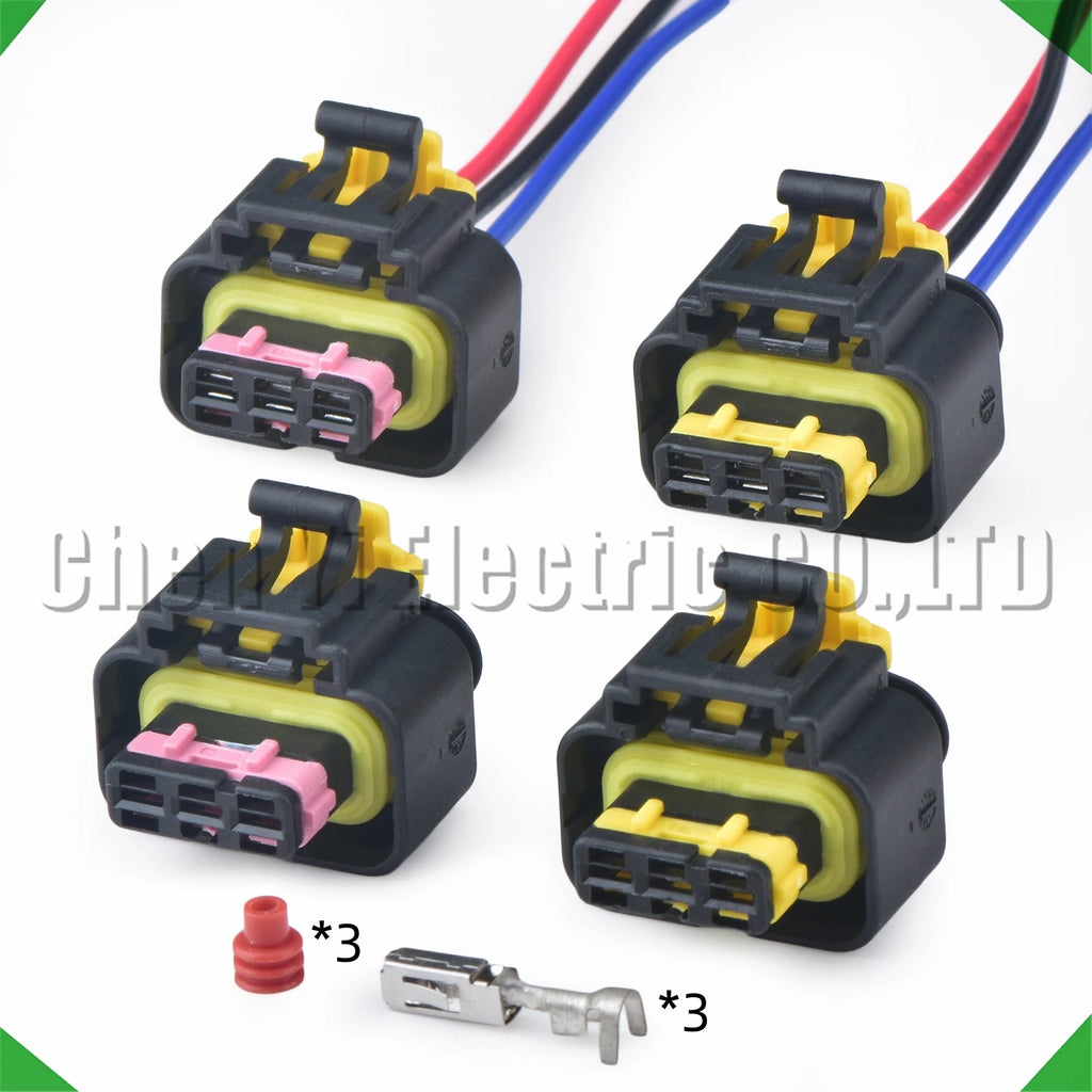3-pin auto connector automotive connectors turbine turbo intercooler sensor