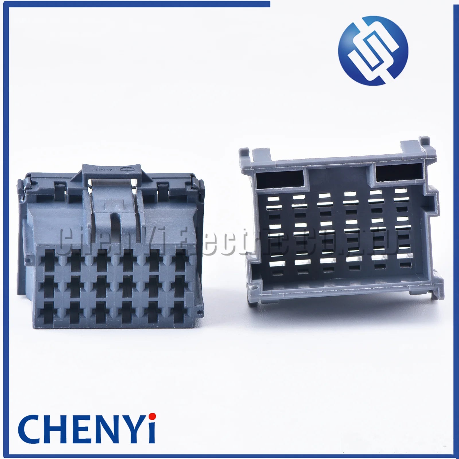 Grey 18 Pin male female Connector Automotive  Plug Unsealed Electric Harness Socket 8-968974-1 1-967629-1 With Terminals