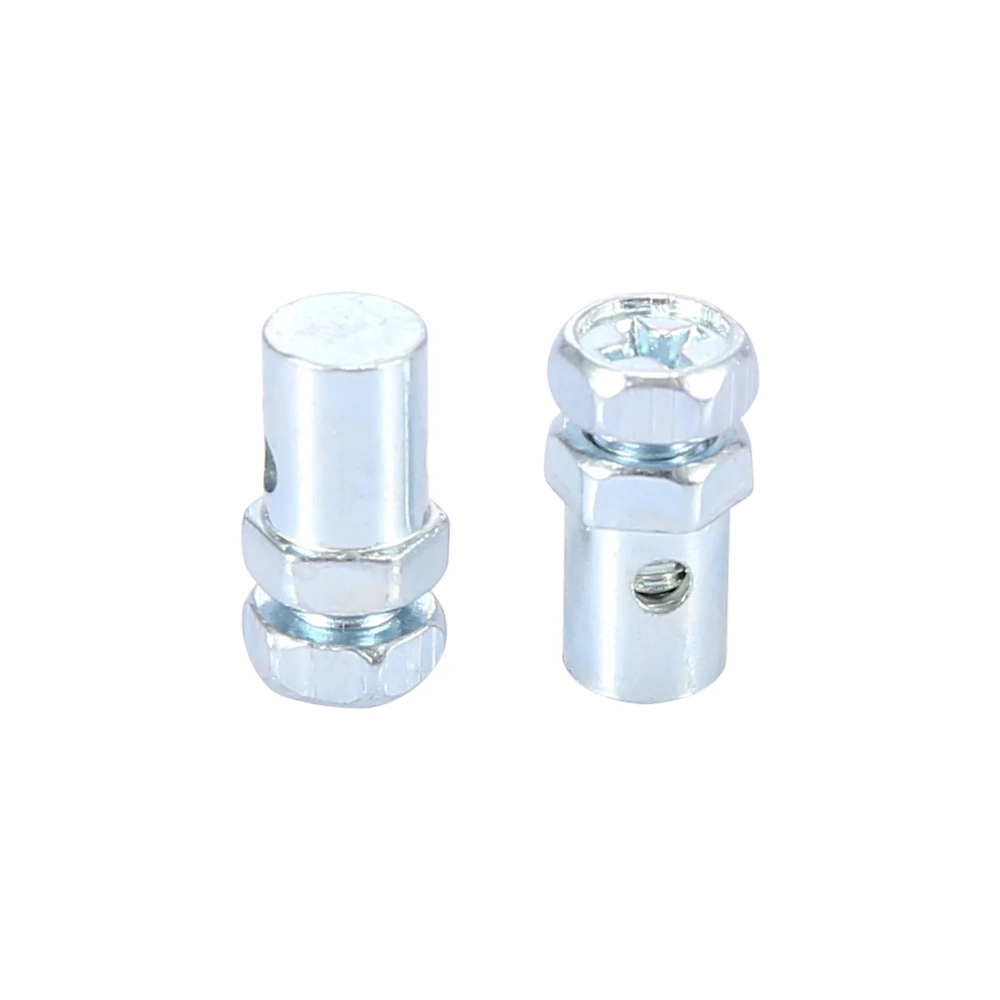 10/2pcs Metal Throttle Cable Clips Silver Motorcycle Bike E-Bike Flameout Adjustment Fixator Wire Rope Fixing Buckle Screws Amag
