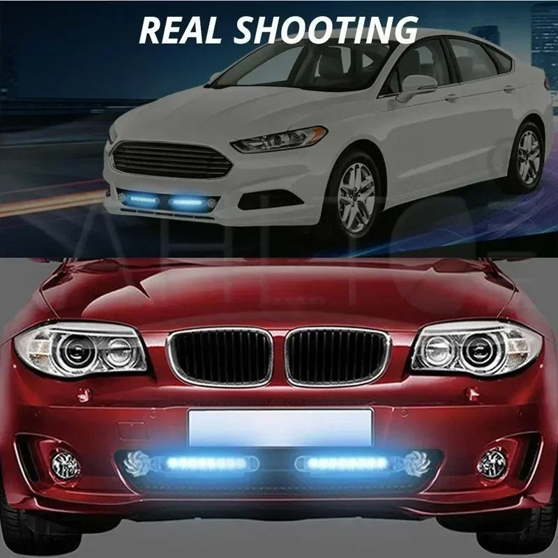 Wiring-free Car Wind Light Led Daytime Running Light Daytime Running Light Modified Wind Energy Light Decorative Light Wind Amag