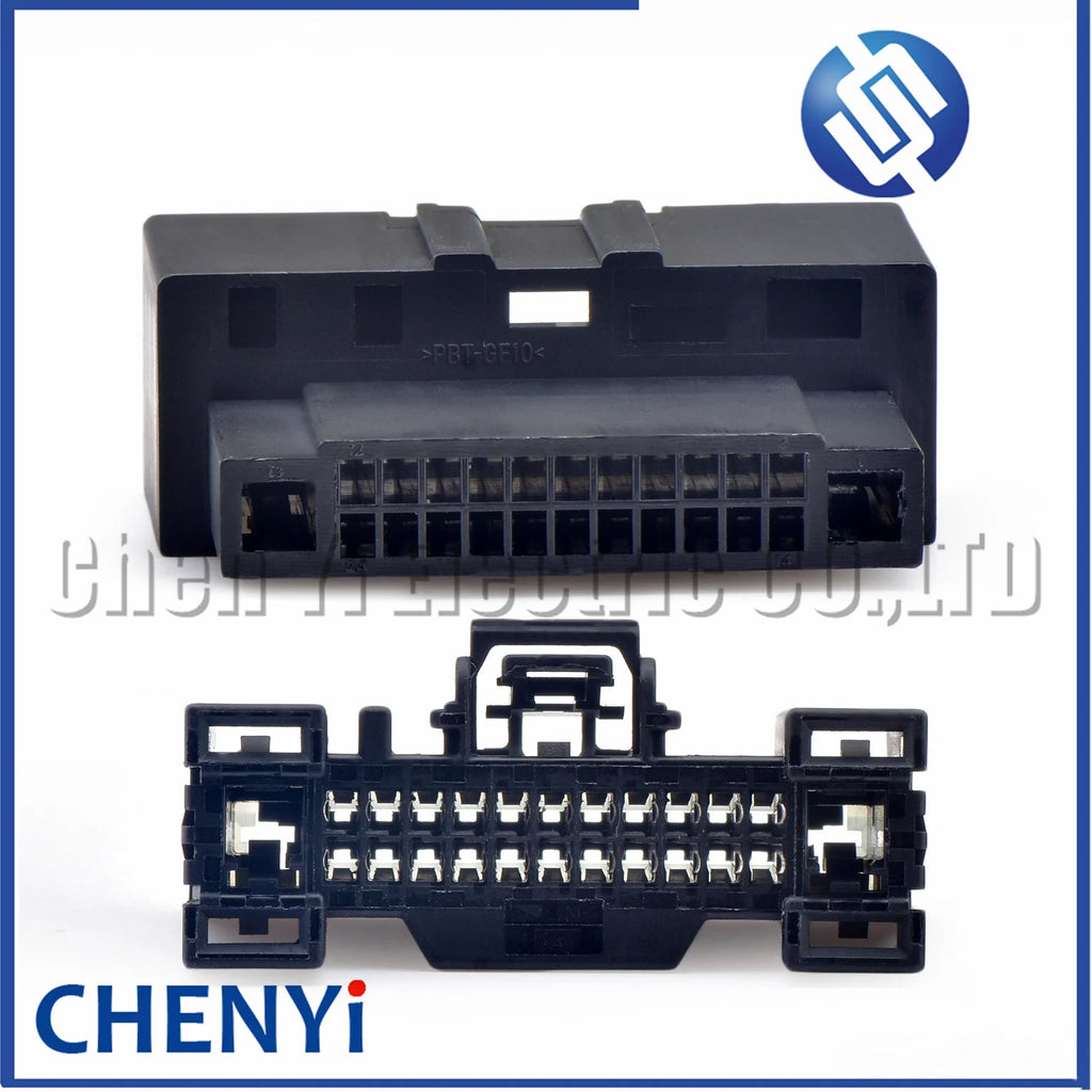 24 Pin Car Navigation Speaker CD player radio gateway controller plug WPT-1440 7287-2047-30 C240A FU2Z-14S411-ALA C-max For Ford