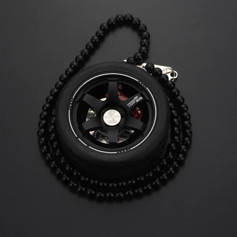 Creative Wheel Hub Brake Shock Absorber Car Pendant Up-market Customization Car Interior Ornaments Accessories Amagi