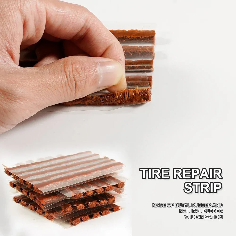 Tire Repair Strips Tubeless Rubber Stiring Glue Seals For Car Motorcycle Tyre Puncture Kit Wicks Worms Tool Accessories Amagi
