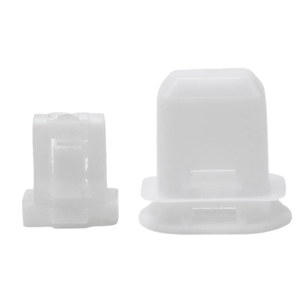 2 Pcs Rear Seat Cushion Seat Fixing Grommet Clip White Nylon For Toyota 72693 12080 Rear Seat Retention Cards