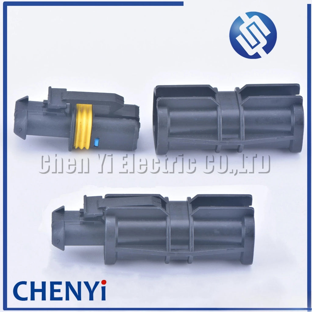 1 set Black 2 pin 18286000002 Automotive Relay Plug EFI Motor Socket Electrical Car Connector Light Socket