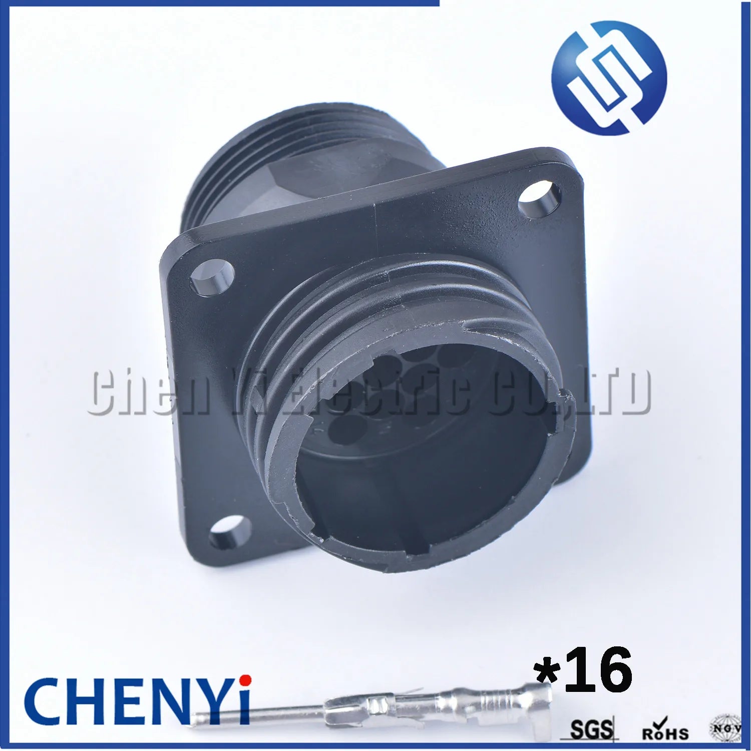 16 Pin diagnostic Connector Automobile Male Female History Password aviation Plug And Tail Clamp 206036-1 182916-1 206070-8