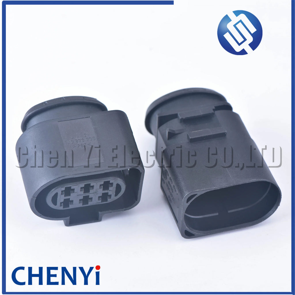 6 Pin 3.5mm 1J0973733 female or male Auto waterproof connector plug LSU 4.2 Oxygen Sensor Connector 1J0973833 1J0 973 733
