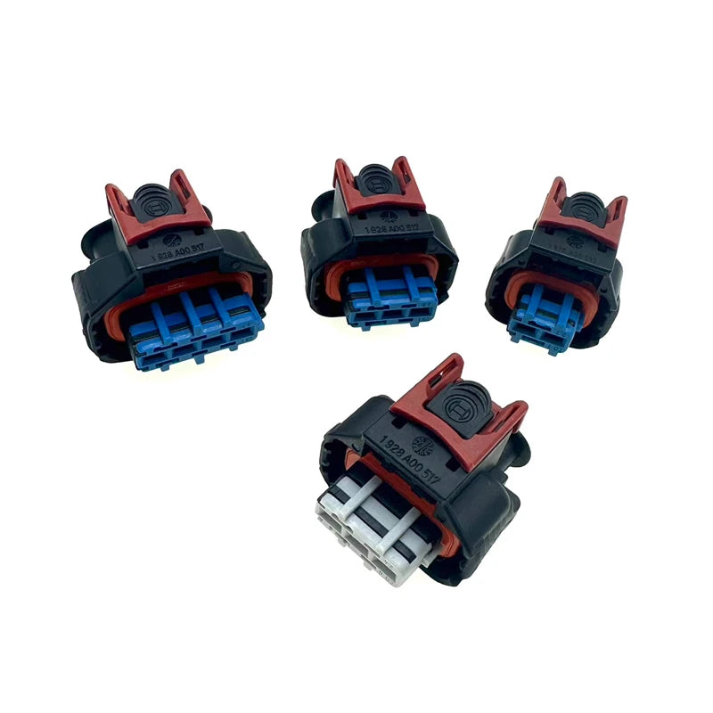 Pickup truck connector 1928403428 fuel injector intake pressure metering unit 1928A00517 rubber shell plug 2P, 3P, 4P
