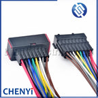 16 Pin Automotive waterproof connector Fuse box Engine computer board harness plug 1-967242-1 1-965427-1 For Volvo Dongfeng