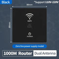 In-Wall Smart WiFi Router Panel 1000Mbps - 86-Type Hidden AP with 110V-220V for Home/Hotel Network Coverage