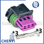 3 Pin Automotive waterproof connector turn signal xenon lamp stabilizer harness plug 33152360 15491547 For Buick Chevrolet