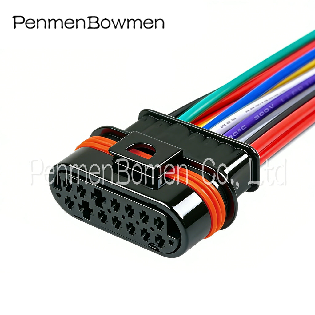 1 Set 14 Pin Car Diesel Parking Heater Electrical Cable Connectors Female Male Wire Harness Plug 225201040011 967526-1 732261-00