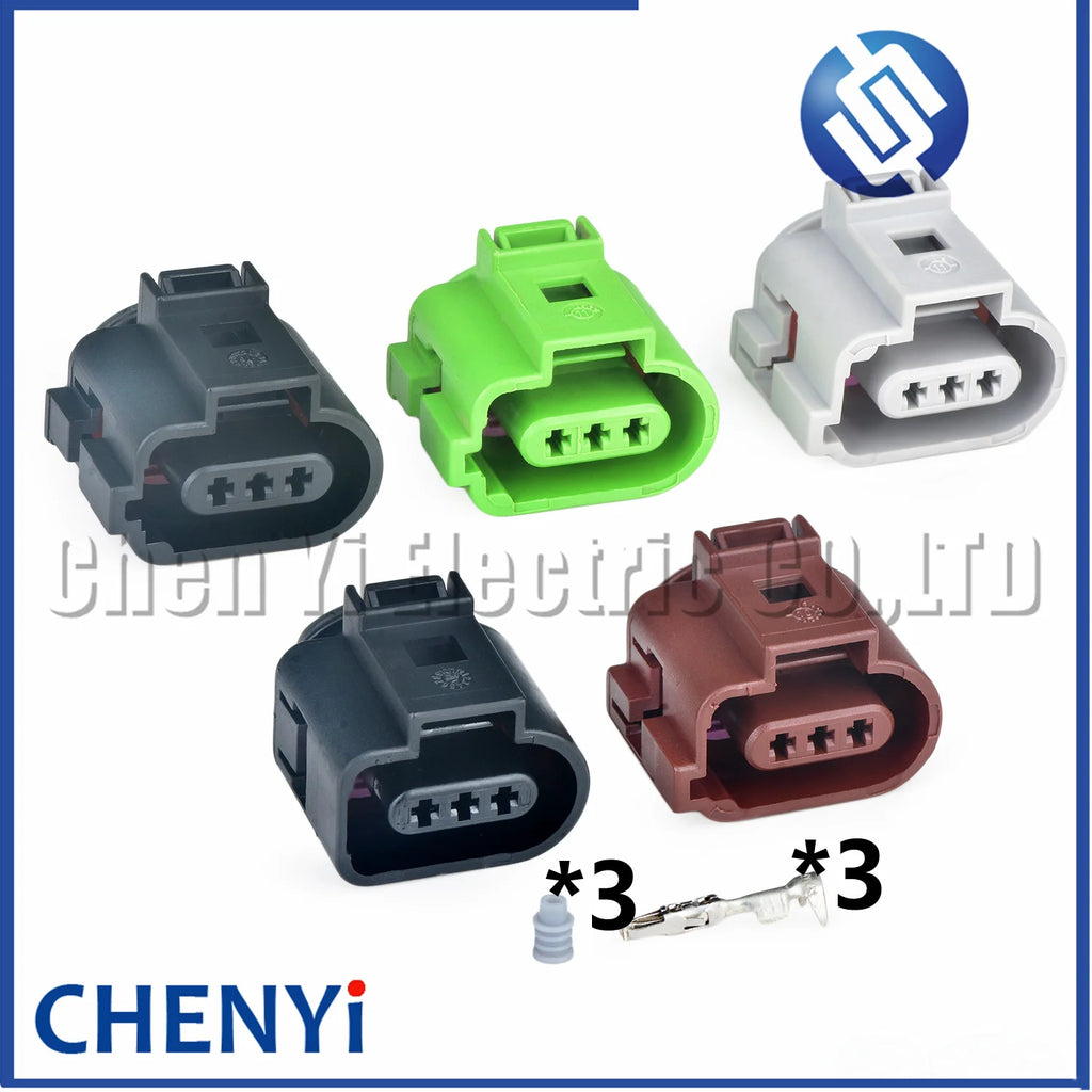 3 Pin Automotive waterproof connector sensor wire harness plug 1J0973703 1J0973703A 1J0973703B 1J0973703G 8E0973703B