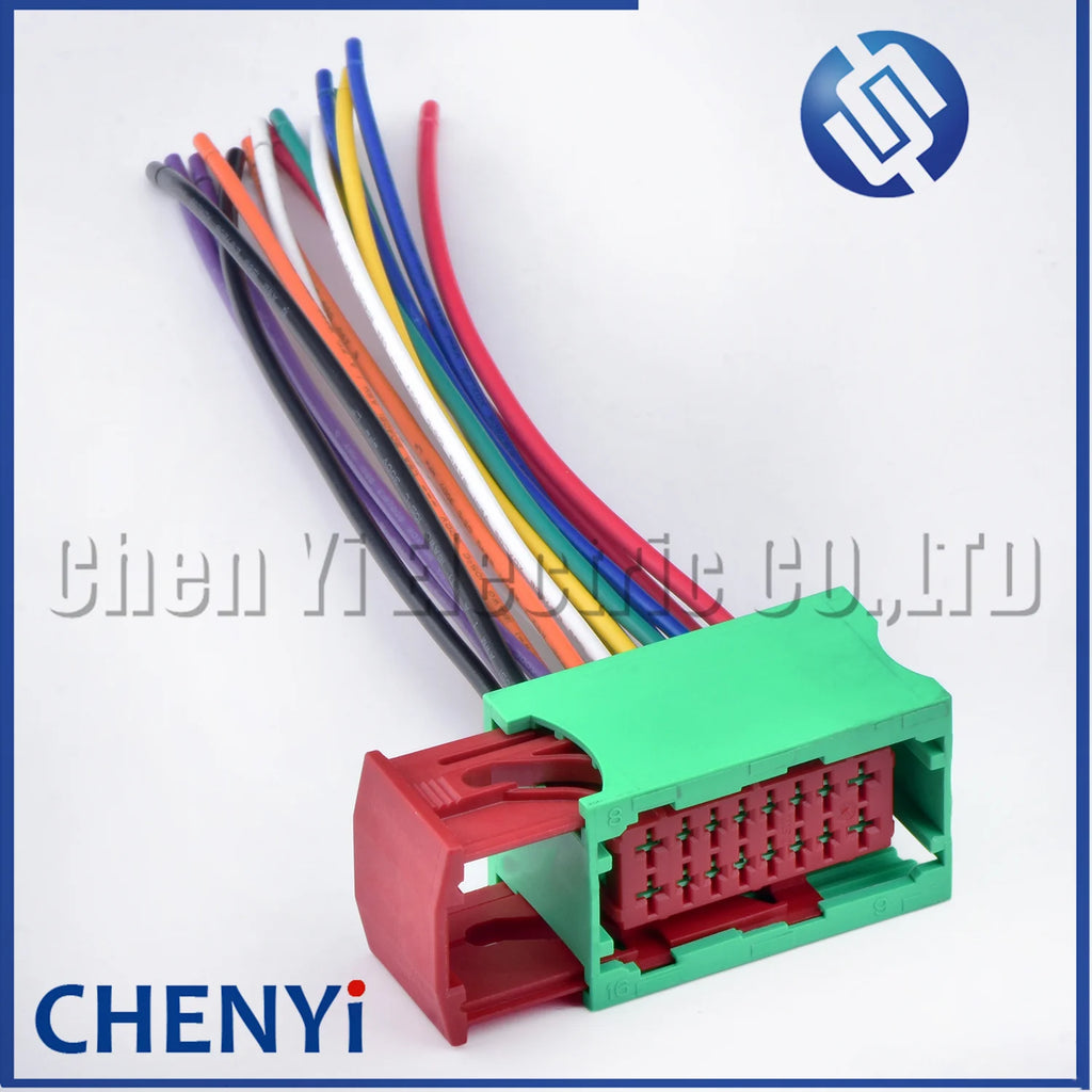 16 Pin Engine Compartment Fuse Box connector Wiring Harness cable plug For Peugeot 206 207 307 308 Citroen C2 c-quatre Triumph