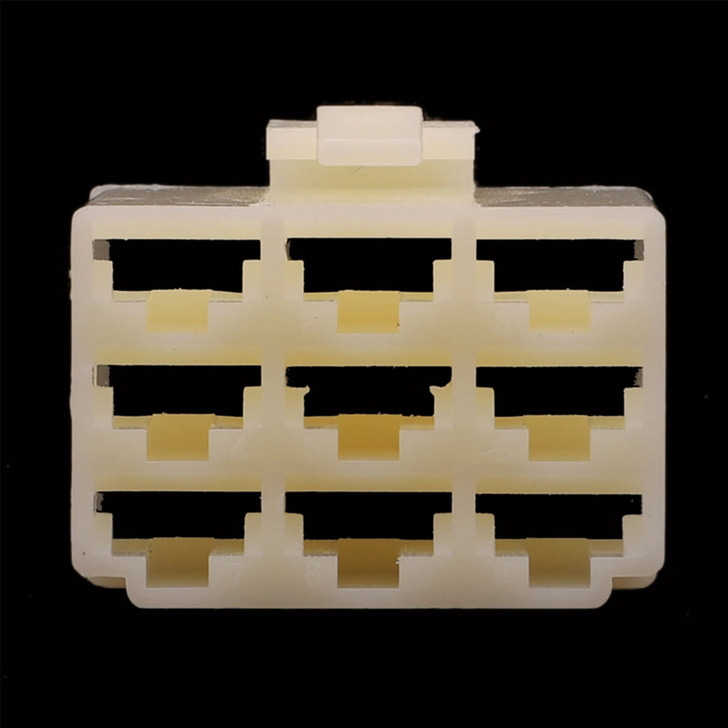 9-Pin Connector Unsealed 6.3mm Male Female Connector Wiring Harness Cable Plug For Ebike Car Terminal DJ7091-6.3-11/21