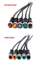 5/20PCS M9 2 3 4 5 6 Pin DC Electric Bicycle Butt Joint Plug waterproof female male Connector Wiring Scooter Brake Cable 20CM