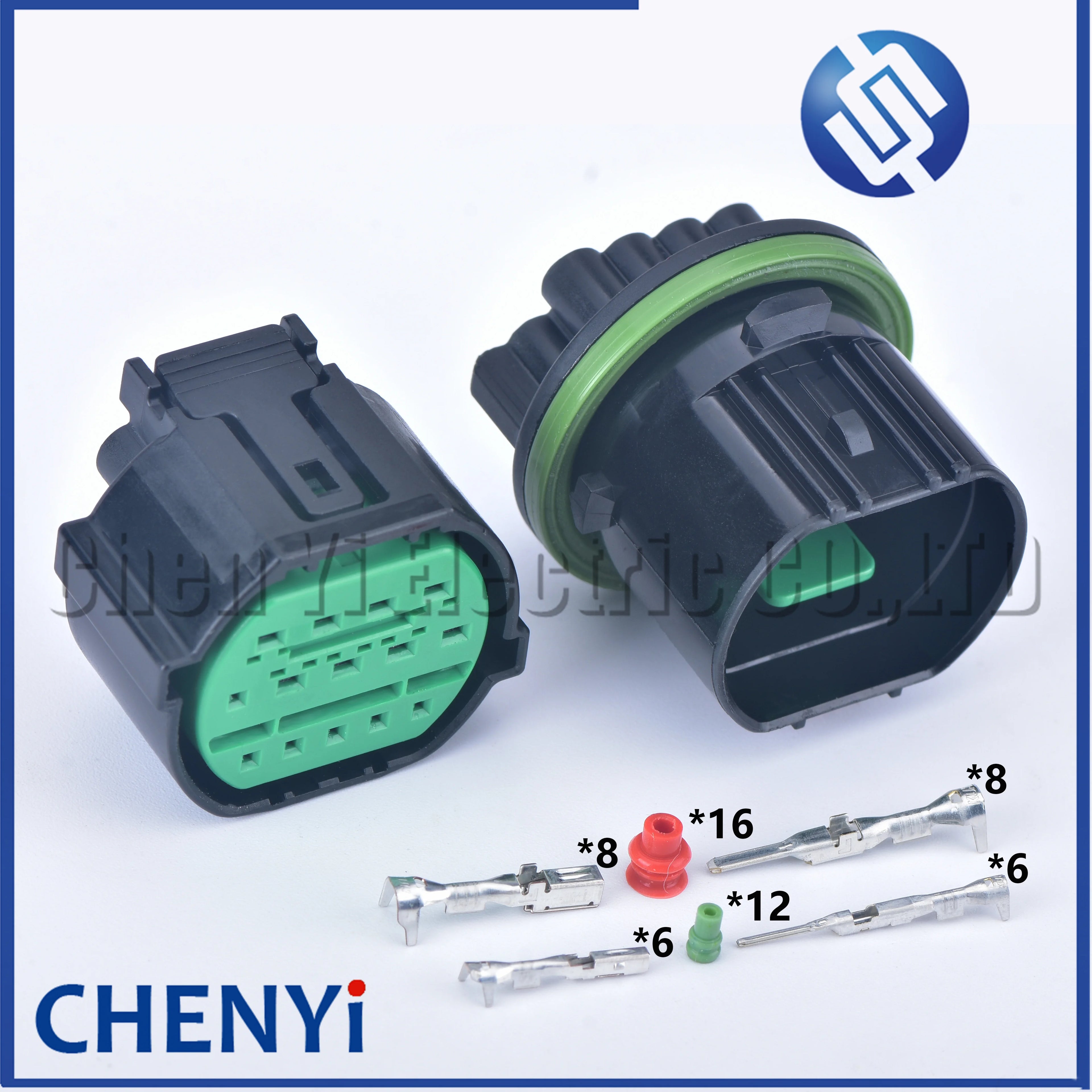 14 Pin Auto Headlight Waterproof Connector Car Lamp Light Wire Harness Plug GL301-14021 GL291-14021 For Hyundai Elantra  Kia K3