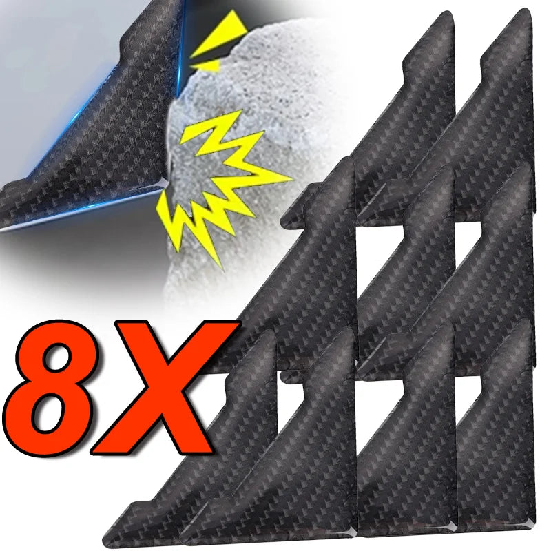 Car Anti-collision Stickers Universal Door Corner Anti-scratch Protection Car Paint Surface Guard Thicken Covers Sticker 2-8PCS