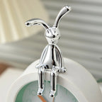 Cartoon Animal Rabbit Car Interior Center Console Decoration Personality Dining Table Desk Creative Props Accessories