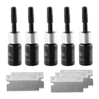 5PCS Automotive Windshield Glass Crack Nano Repair Fluid Car Resin Scratch Crack Restore Fluid Glass Curing Glue Car Accessories
