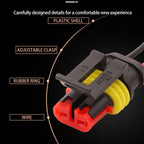 AMP 2 PIN Waterproof 1.8mm Female Male Tyco Super Electrical Automotive Connector Plug Wiring Harness For Car 282104-1 282080-1