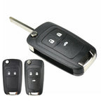 1 Pc 2 key Or 3 Key Shell Buttons Car Remote Key Shell Case Cover For Chevrolet Cruze Spark Orlando Flip Folding Car Key shell