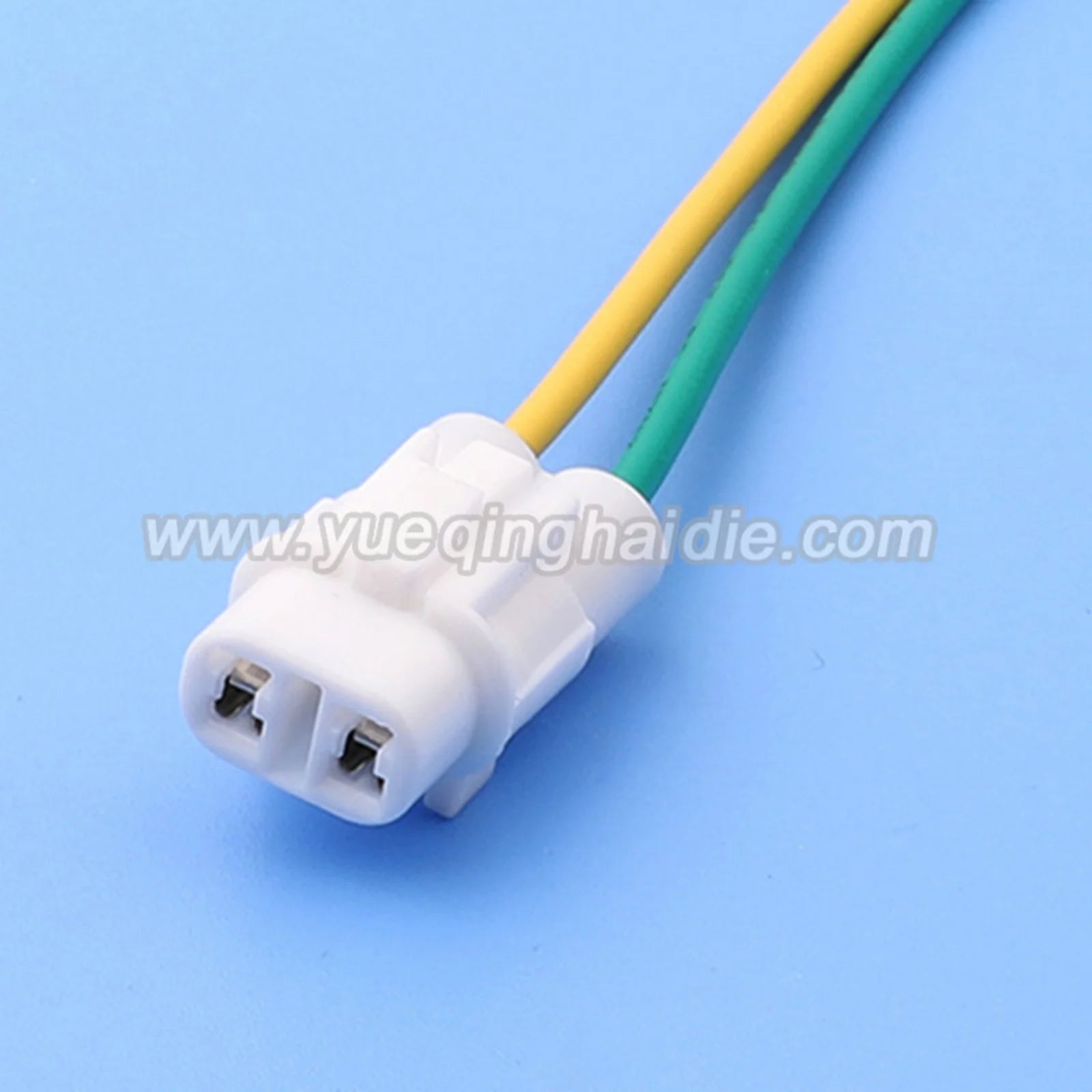 2 PIN AC Assembly White Car 2mm Male Female Waterproof Connector Automobile Foglight Electric Wiring Socket