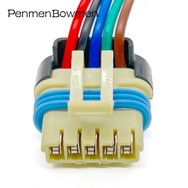 1 Set 5 Pin Auto Exhaust Gas Recirculation EGR Valve Plug Waterproof Connector Wiring Harness Socket for Buick Chevrolet