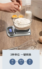 Household Kitchen Scale Baking Precision Food Scale 0.1g Gram Small Desktop Scale Tea Scale High Precision Digital Scale Compact