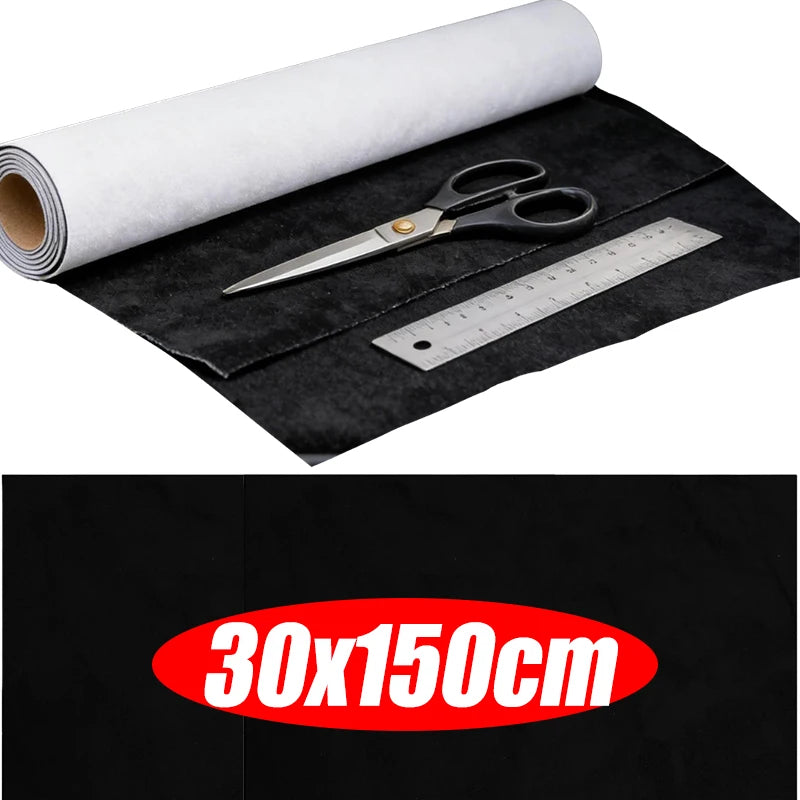 Car Self Adhesive Suede Fabric Sheet Rolls Sticker on For Interior Line Drawers Jewelry Box Faux Suede Wrap Film Sticker Stretch