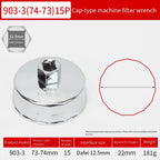 1PC Wrench Auto Tool End Cap Oil Filter Wrench Auto Hand Tools Remover Tool Socket Wrench Remover Car Accessories